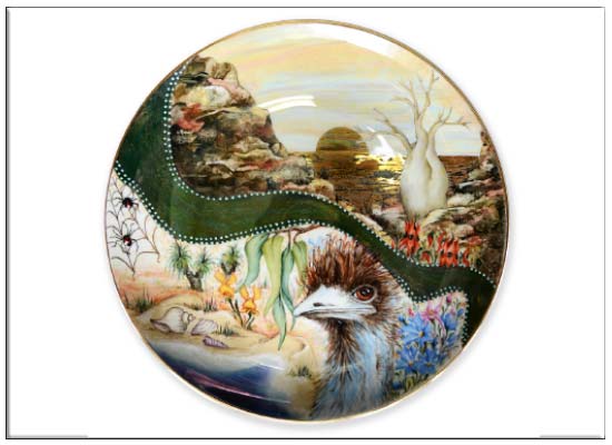 Abstract Box from the Golden Outback collection by Anne Blake